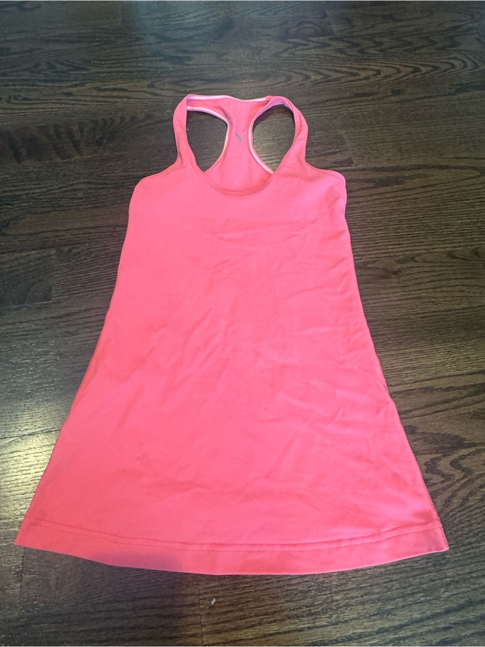 lululemon athletica Coral Pink Racerback Tank Top